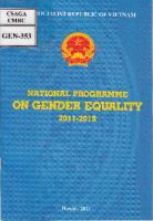 National Programme on Gender Equality 2011 - 2015